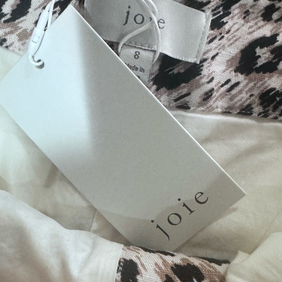 NWT Joie linen shorts. Sz 8 - Picture 9 of 13